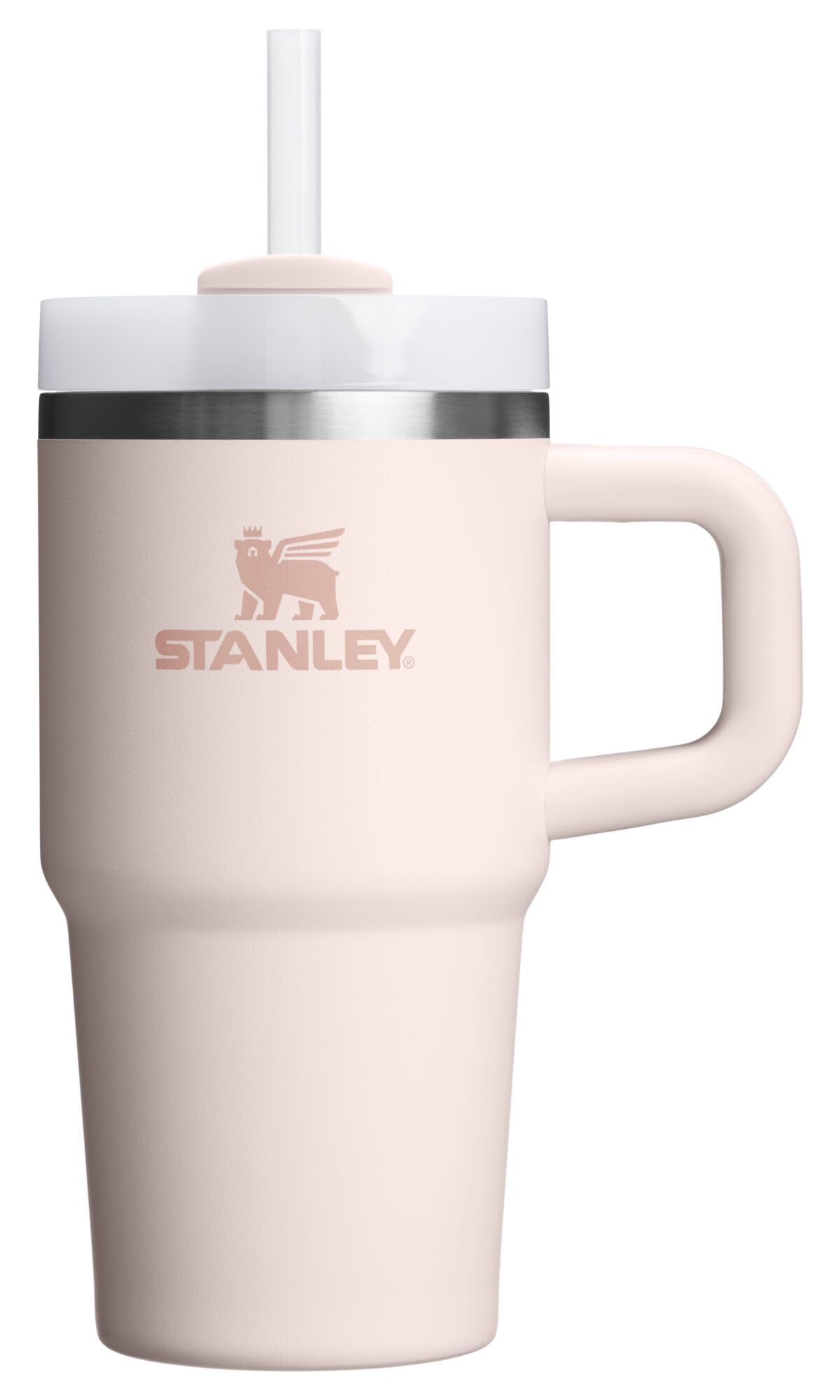 STANLEY Quencher H2.0 Tumbler with Handle and Straw 30 oz | Flowstate 3-Position Lid | Cup Holder Compatible for Travel | Insulated Stainless Steel Cup | BPA-Free | Nectarine