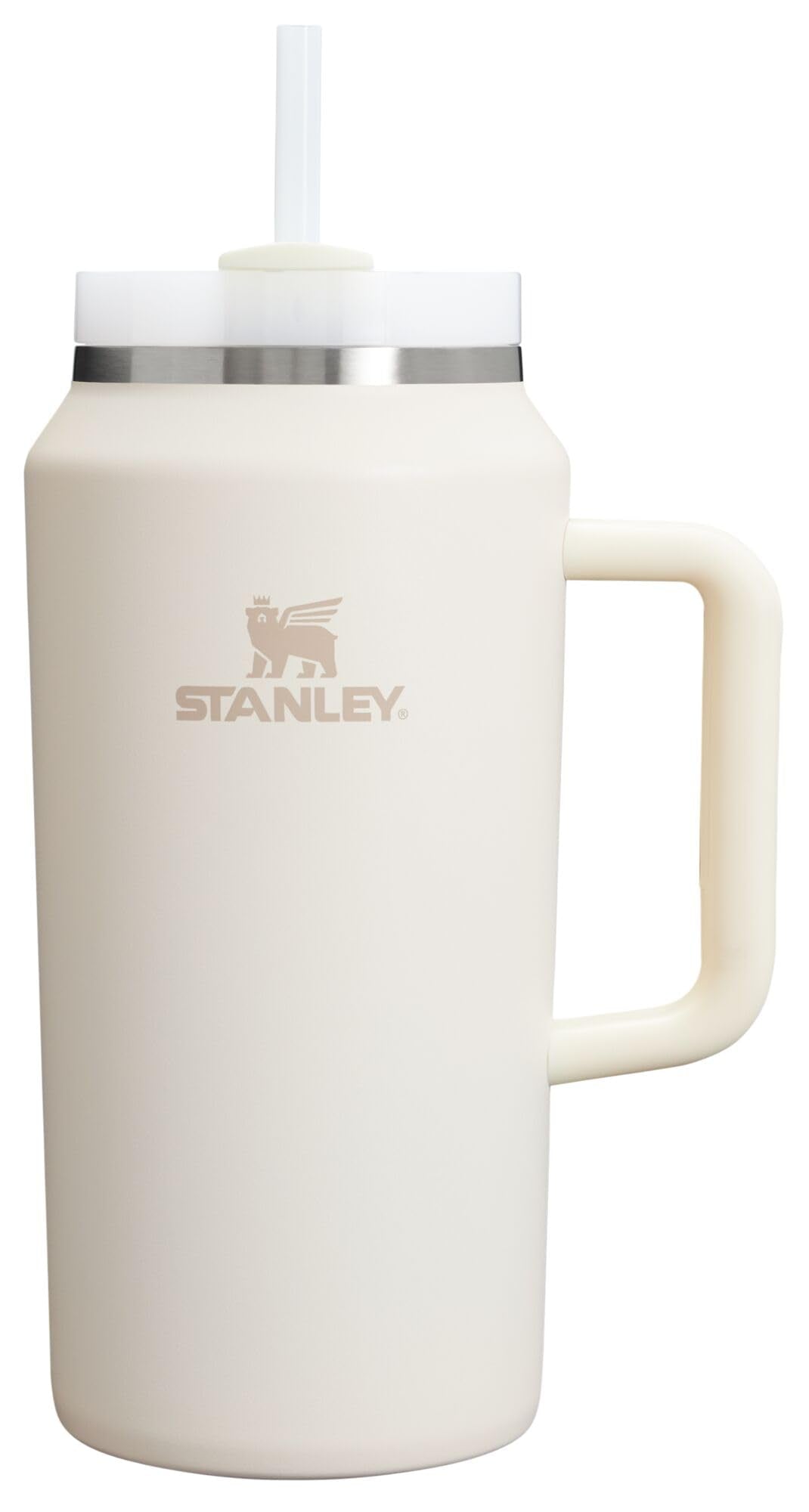 STANLEY Quencher H2.0 Tumbler with Handle and Straw 30 oz | Flowstate 3-Position Lid | Cup Holder Compatible for Travel | Insulated Stainless Steel Cup | BPA-Free | Nectarine