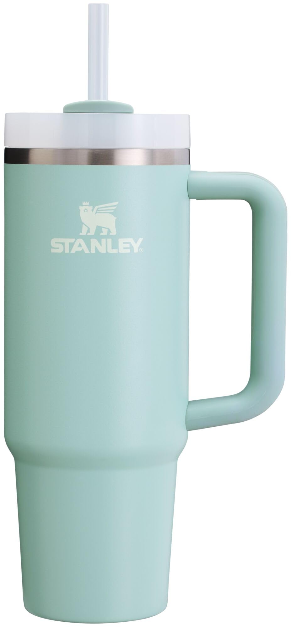 STANLEY Quencher H2.0 Tumbler with Handle and Straw 30 oz | Flowstate 3-Position Lid | Cup Holder Compatible for Travel | Insulated Stainless Steel Cup | BPA-Free | Nectarine