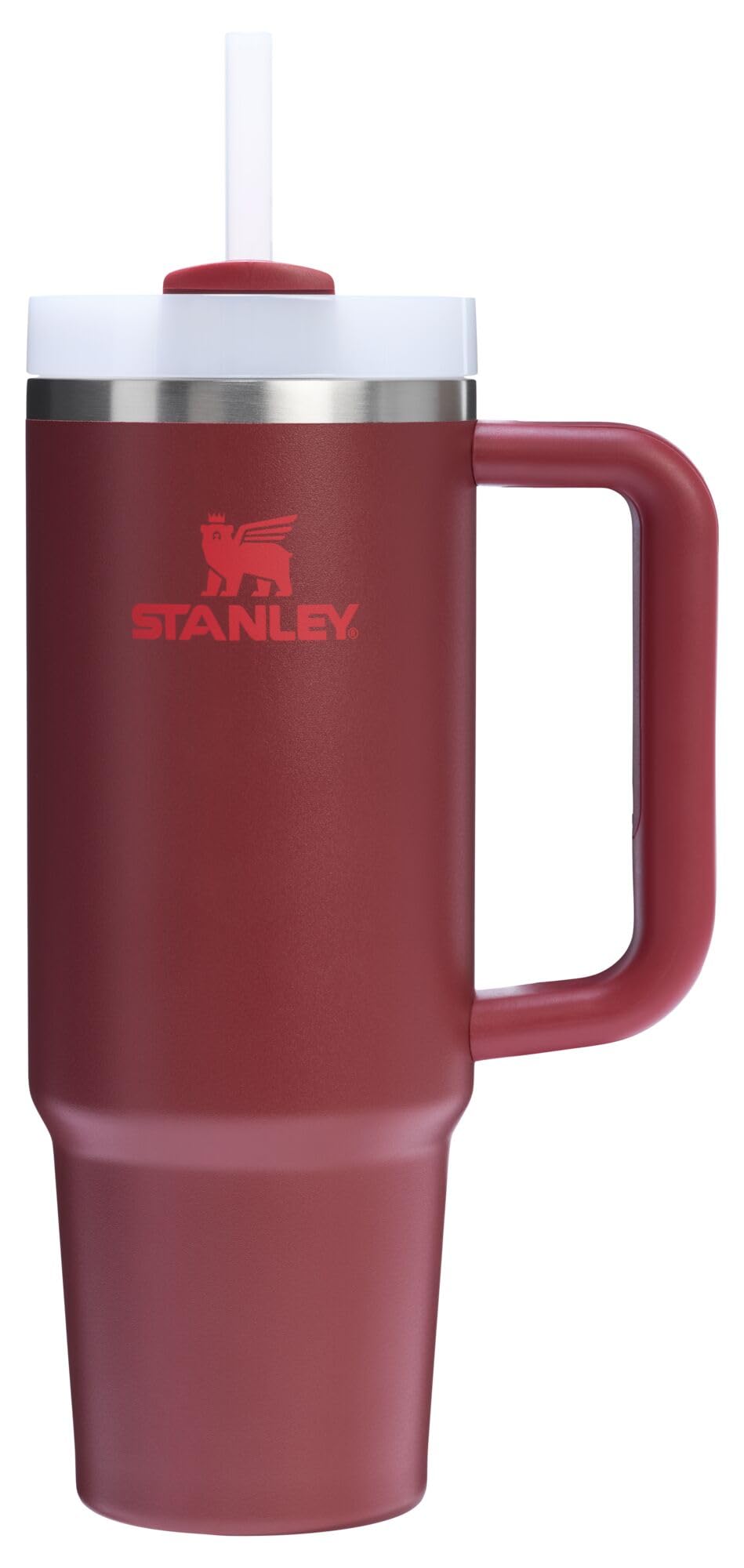 STANLEY Quencher H2.0 Tumbler with Handle and Straw 30 oz | Flowstate 3-Position Lid | Cup Holder Compatible for Travel | Insulated Stainless Steel Cup | BPA-Free | Nectarine