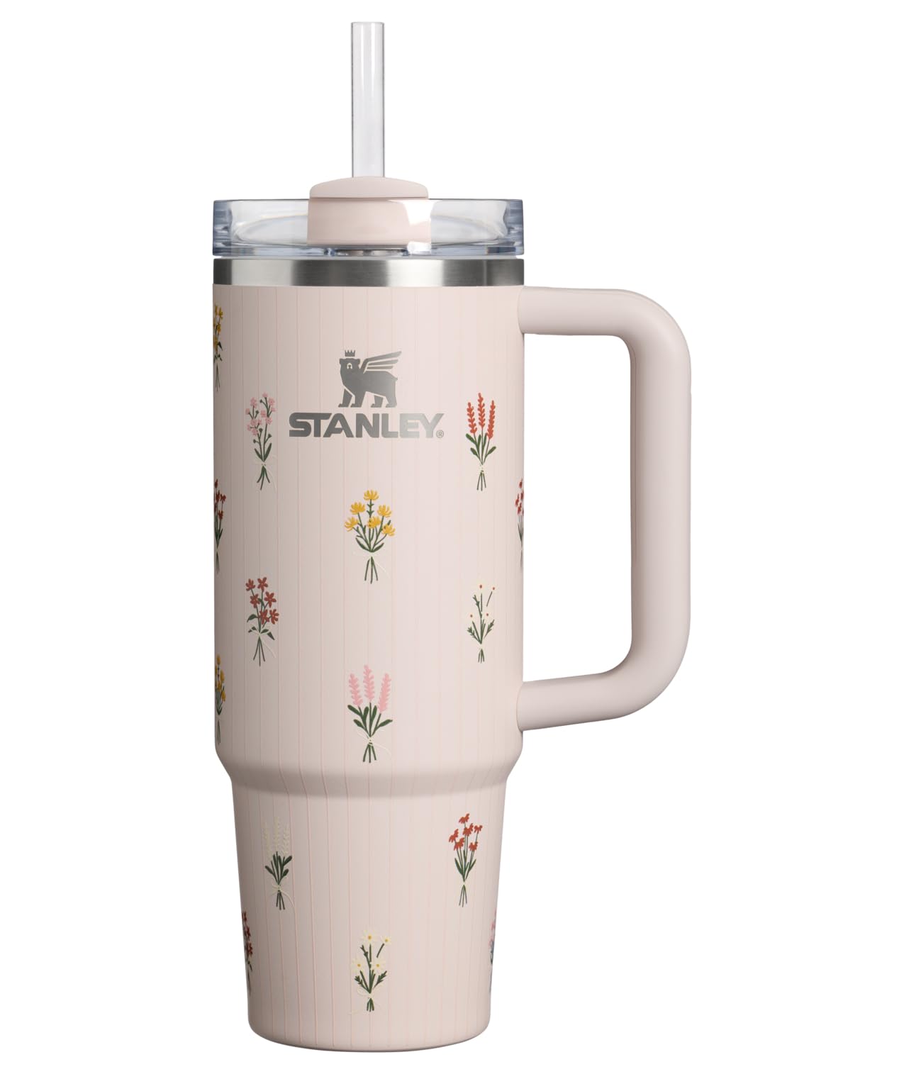 STANLEY Quencher H2.0 Tumbler with Handle and Straw 30 oz | Flowstate 3-Position Lid | Cup Holder Compatible for Travel | Insulated Stainless Steel Cup | BPA-Free | Nectarine