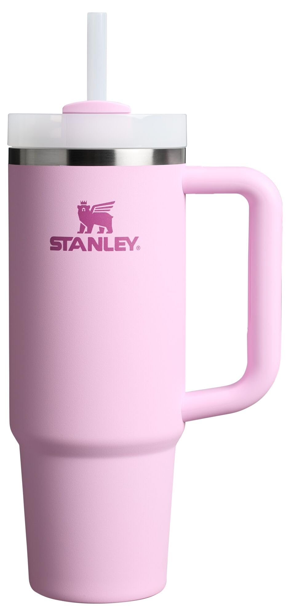 STANLEY Quencher H2.0 Tumbler with Handle and Straw 30 oz | Flowstate 3-Position Lid | Cup Holder Compatible for Travel | Insulated Stainless Steel Cup | BPA-Free | Nectarine