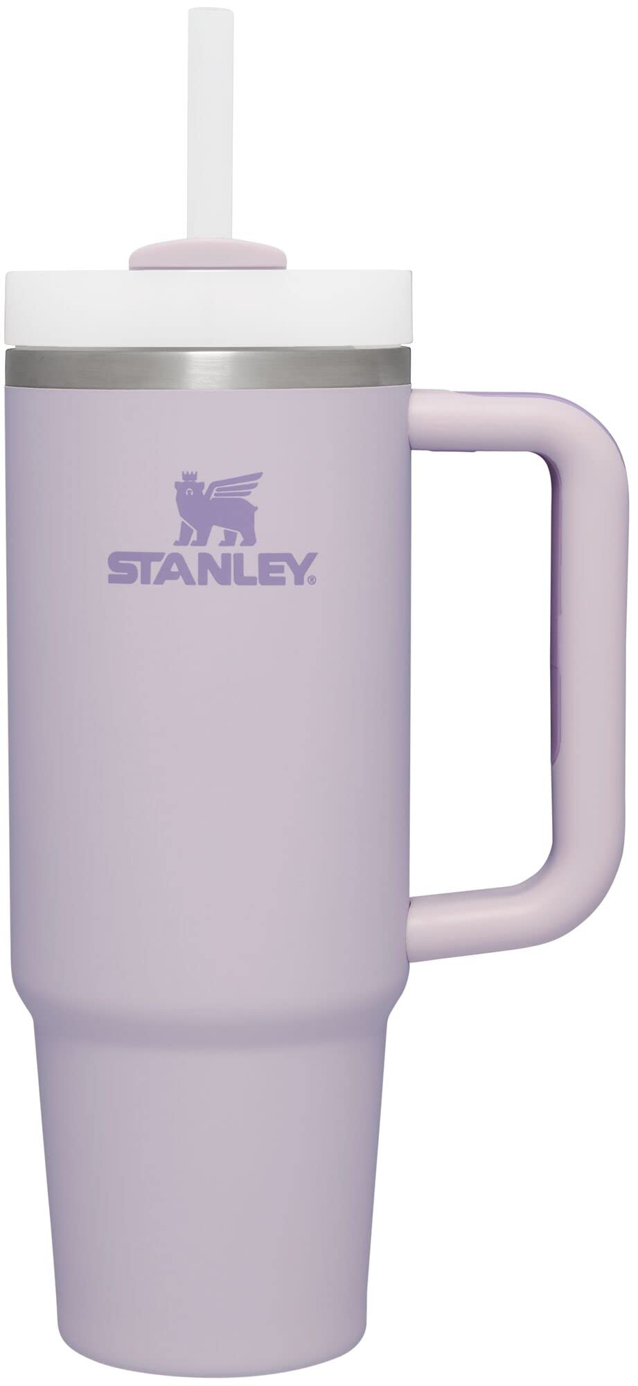 STANLEY Quencher H2.0 Tumbler with Handle and Straw 30 oz | Flowstate 3-Position Lid | Cup Holder Compatible for Travel | Insulated Stainless Steel Cup | BPA-Free | Nectarine