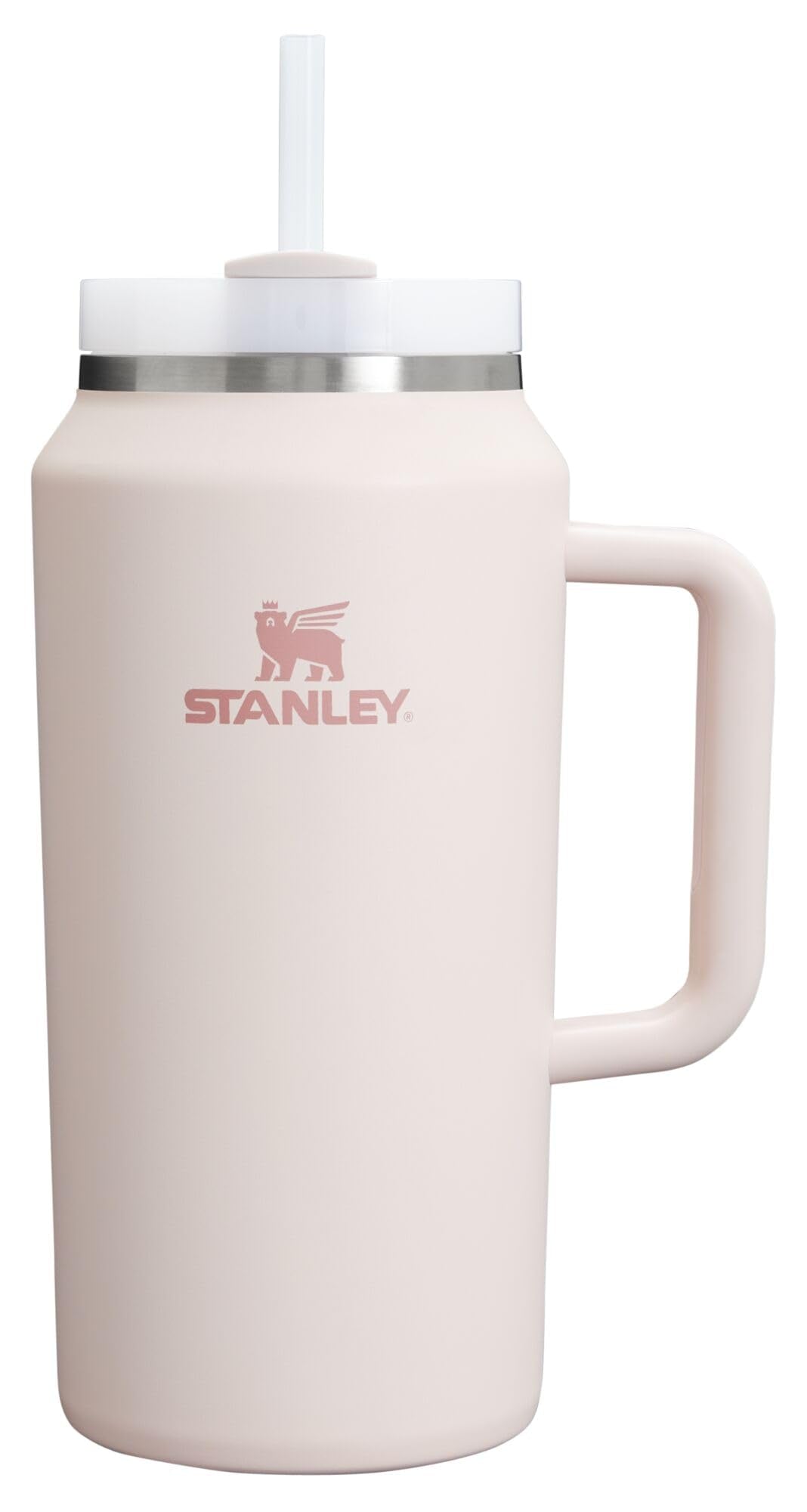 STANLEY Quencher H2.0 Tumbler with Handle and Straw 30 oz | Flowstate 3-Position Lid | Cup Holder Compatible for Travel | Insulated Stainless Steel Cup | BPA-Free | Nectarine