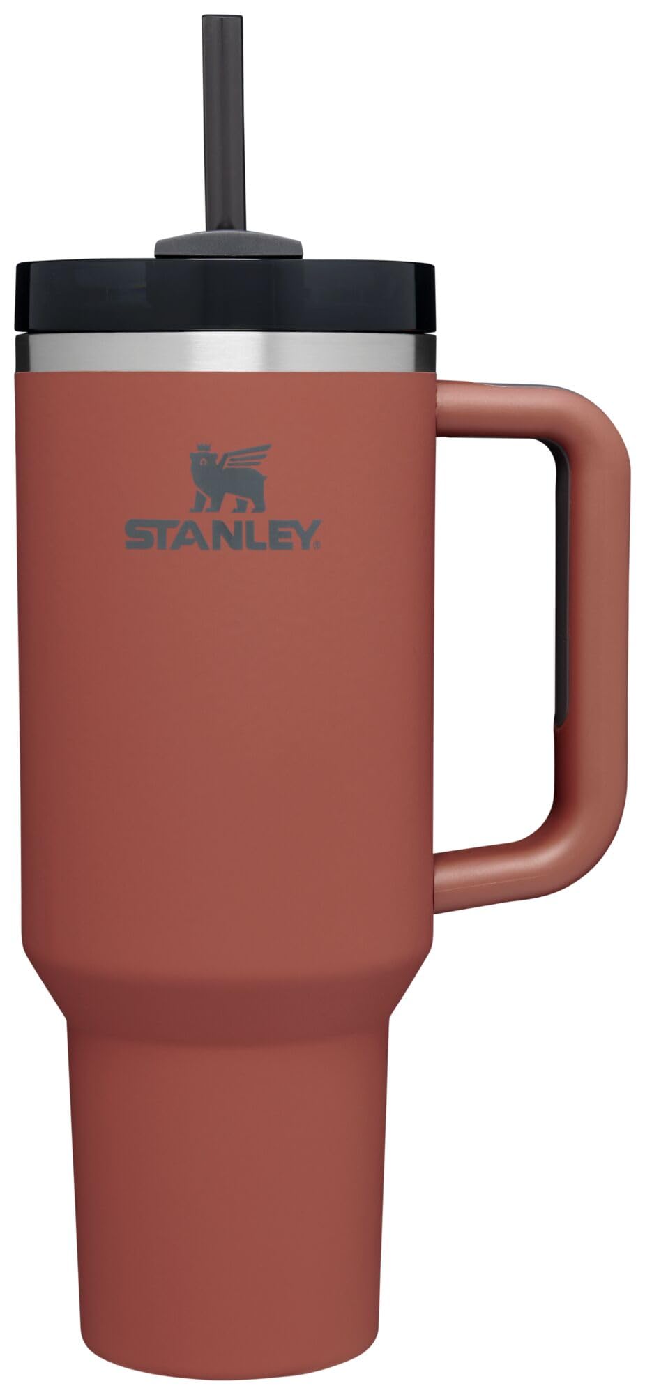 STANLEY Quencher H2.0 Tumbler with Handle and Straw 30 oz | Flowstate 3-Position Lid | Cup Holder Compatible for Travel | Insulated Stainless Steel Cup | BPA-Free | Nectarine