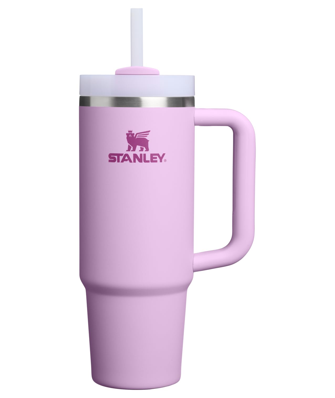 STANLEY Quencher H2.0 Tumbler with Handle and Straw 30 oz | Flowstate 3-Position Lid | Cup Holder Compatible for Travel | Insulated Stainless Steel Cup | BPA-Free | Nectarine