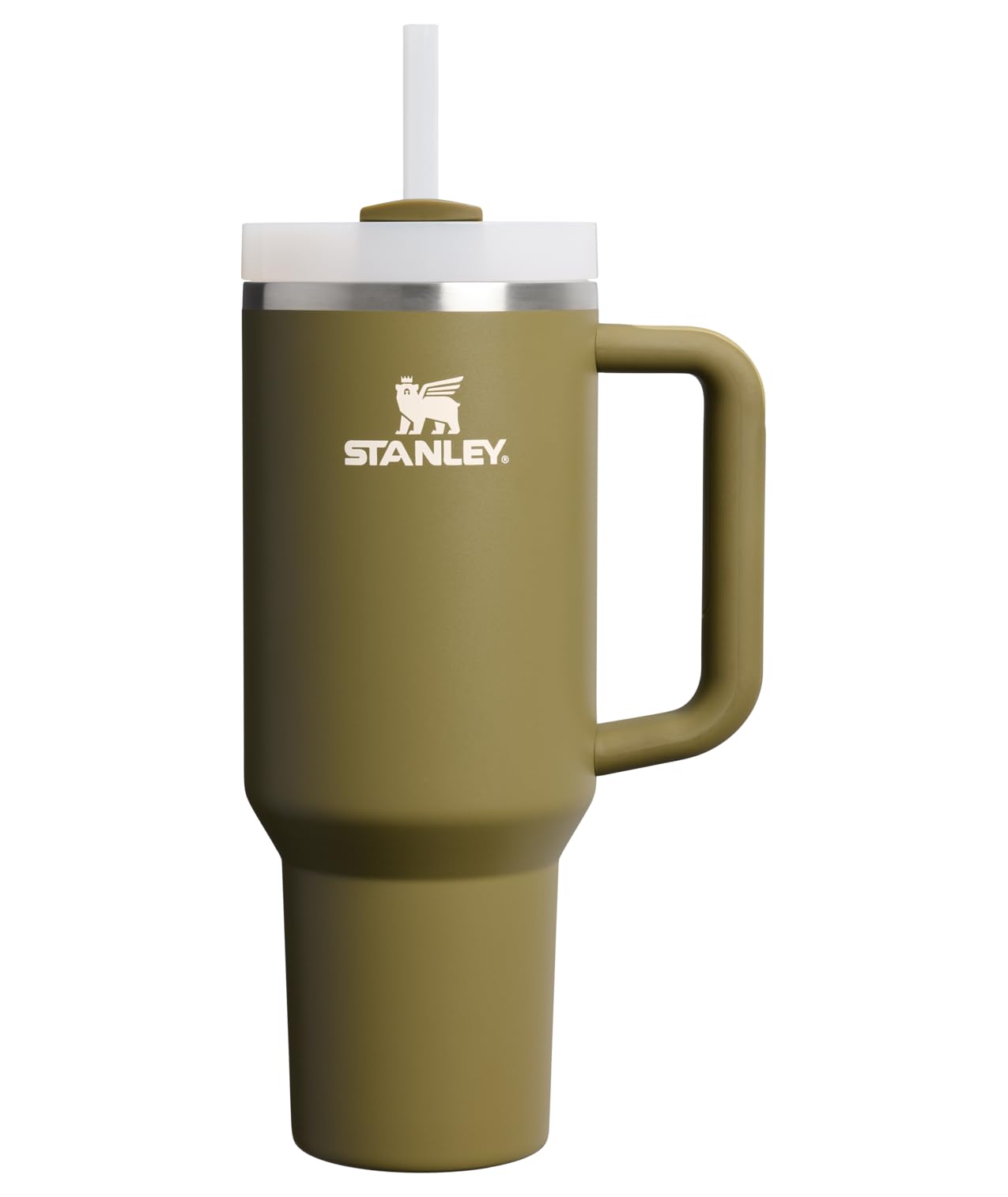 STANLEY Quencher H2.0 Tumbler with Handle and Straw 30 oz | Flowstate 3-Position Lid | Cup Holder Compatible for Travel | Insulated Stainless Steel Cup | BPA-Free | Nectarine