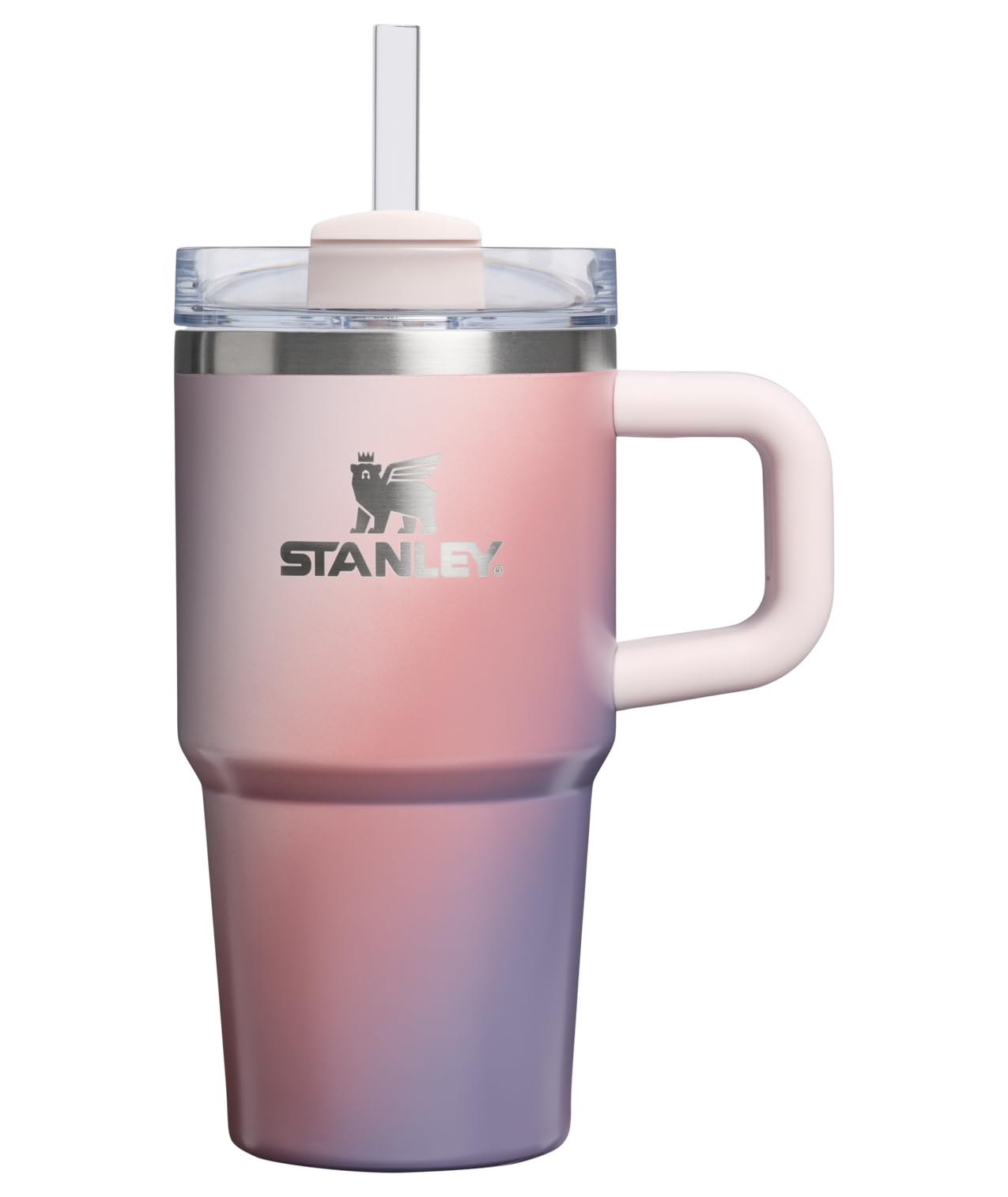 STANLEY Quencher H2.0 Tumbler with Handle and Straw 30 oz | Flowstate 3-Position Lid | Cup Holder Compatible for Travel | Insulated Stainless Steel Cup | BPA-Free | Nectarine