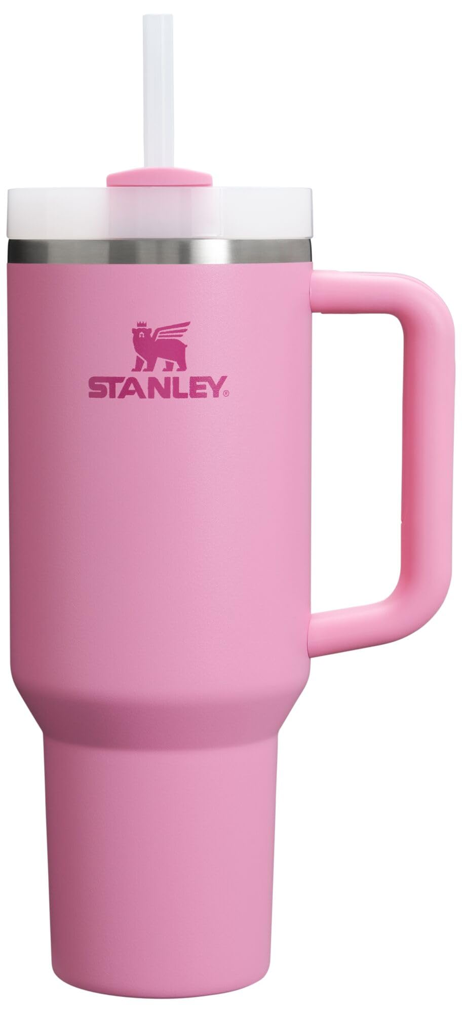 STANLEY Quencher H2.0 Tumbler with Handle and Straw 30 oz | Flowstate 3-Position Lid | Cup Holder Compatible for Travel | Insulated Stainless Steel Cup | BPA-Free | Nectarine