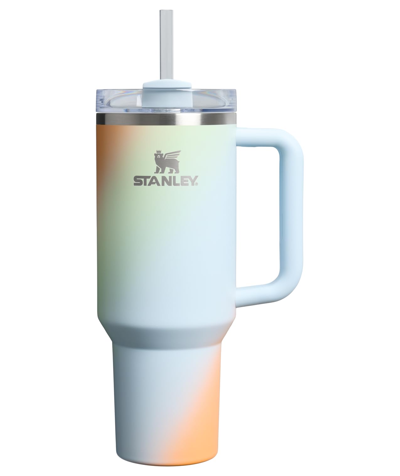 STANLEY Quencher H2.0 Tumbler with Handle and Straw 30 oz | Flowstate 3-Position Lid | Cup Holder Compatible for Travel | Insulated Stainless Steel Cup | BPA-Free | Nectarine