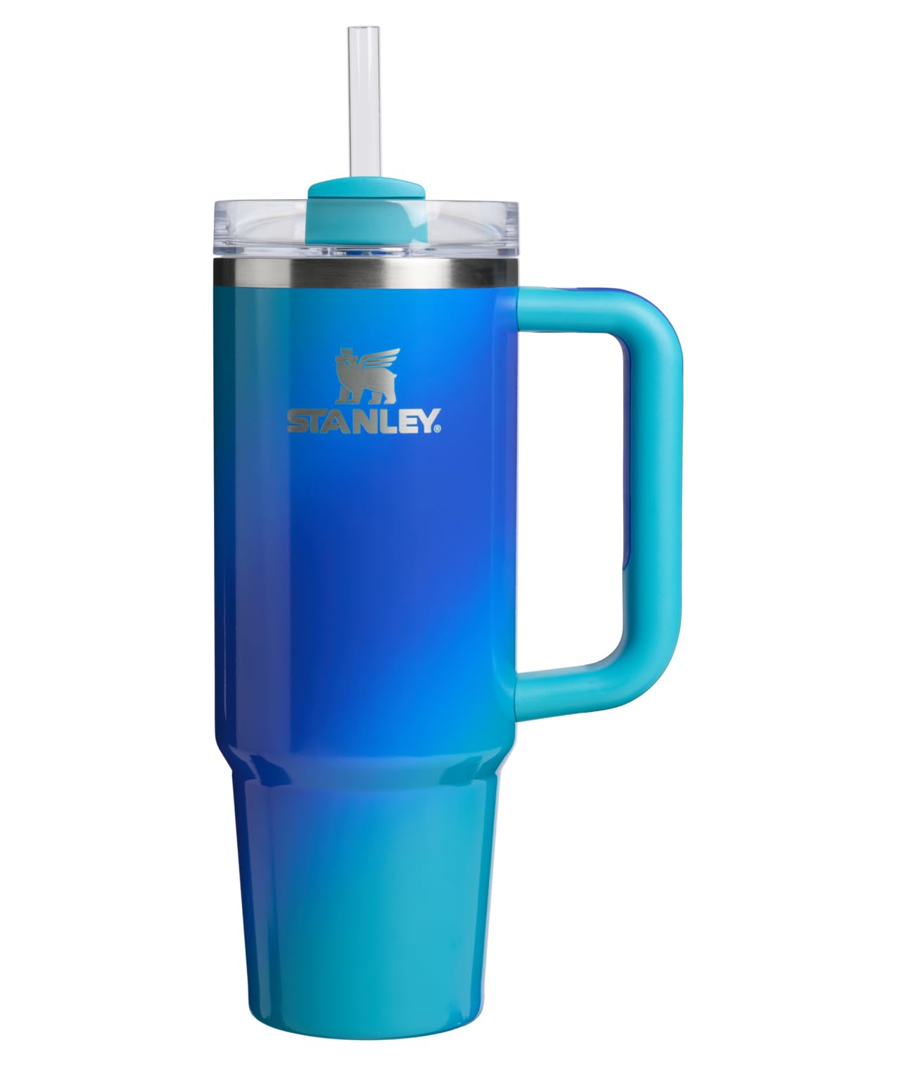 STANLEY Quencher H2.0 Tumbler with Handle and Straw 30 oz | Flowstate 3-Position Lid | Cup Holder Compatible for Travel | Insulated Stainless Steel Cup | BPA-Free | Nectarine