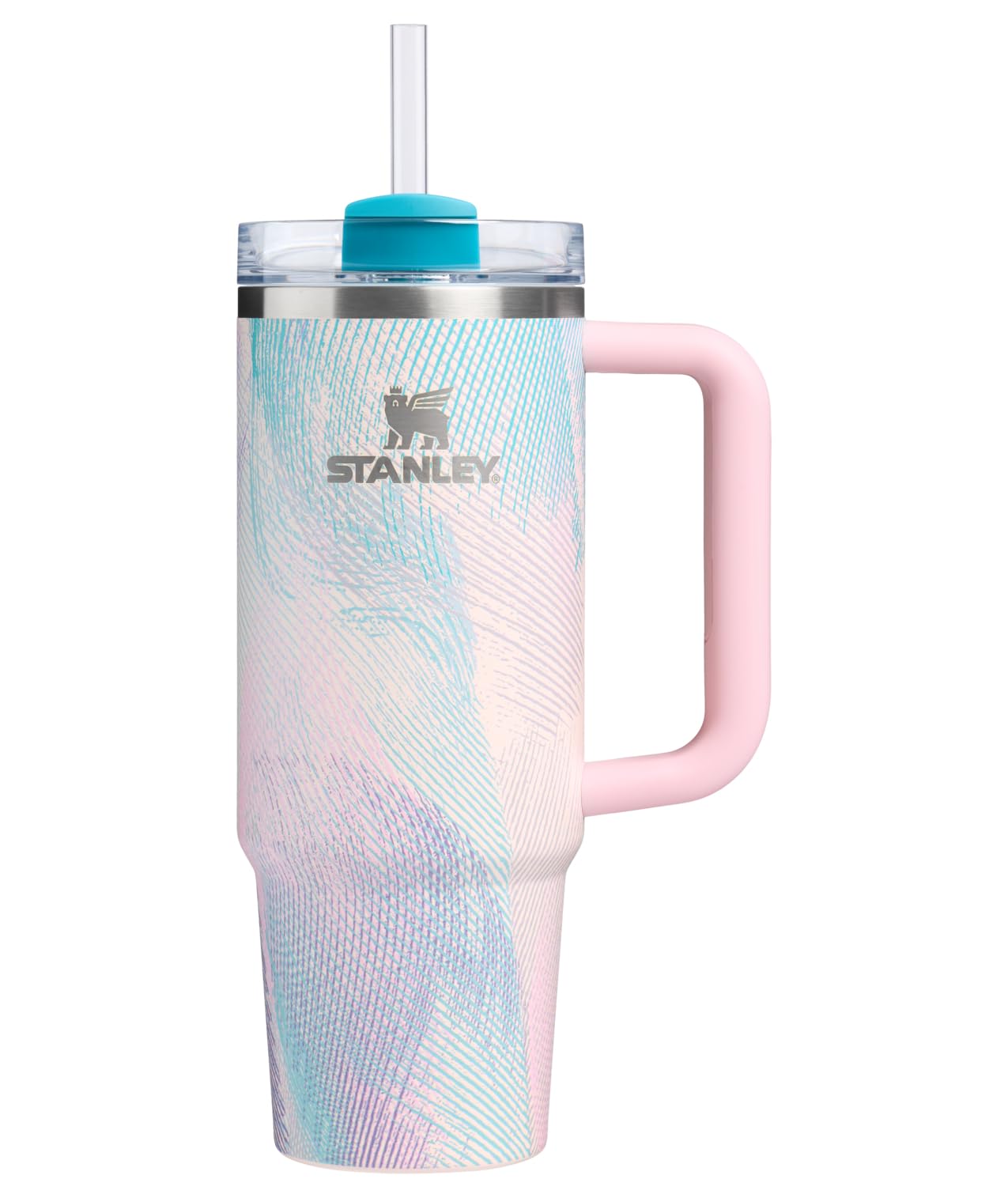 STANLEY Quencher H2.0 Tumbler with Handle and Straw 30 oz | Flowstate 3-Position Lid | Cup Holder Compatible for Travel | Insulated Stainless Steel Cup | BPA-Free | Nectarine