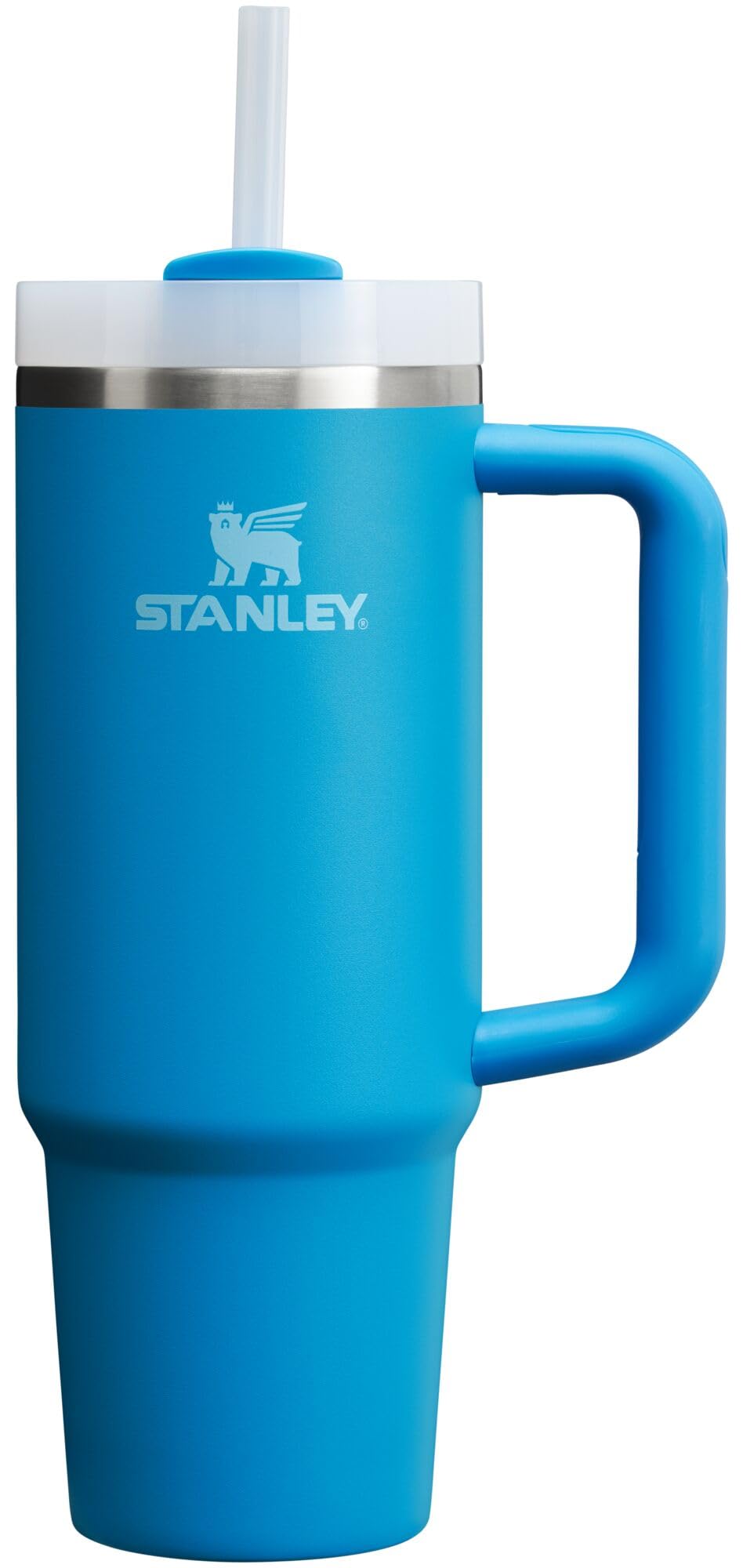 STANLEY Quencher H2.0 Tumbler with Handle and Straw 30 oz | Flowstate 3-Position Lid | Cup Holder Compatible for Travel | Insulated Stainless Steel Cup | BPA-Free | Nectarine