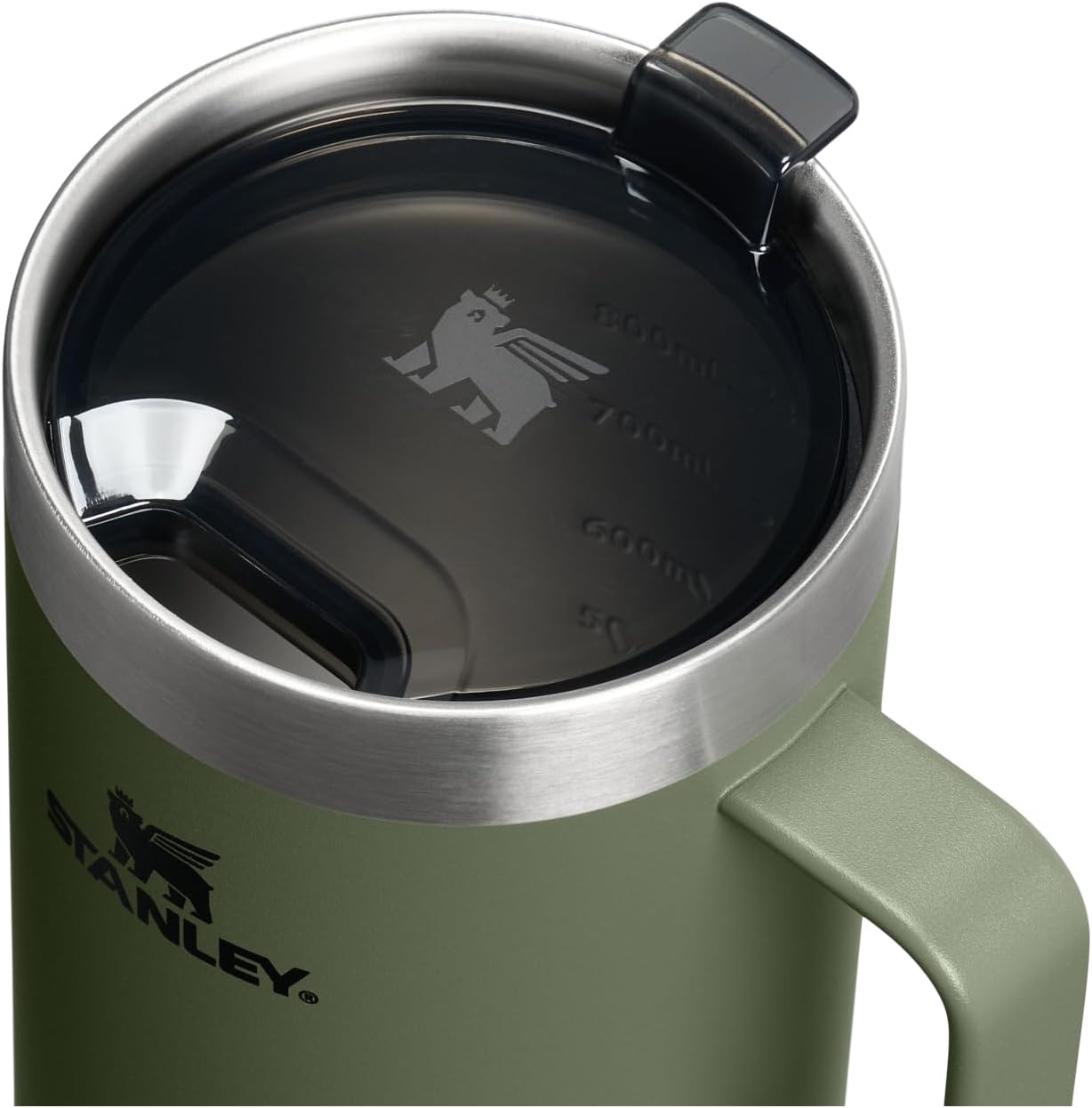 STANLEY The Everyday Suburban Mug | 30 oz | Drink Through Lid | Cup for Coffee, Tea and Drinks | Insulated Stainless Steel Coffee Mug | BPA-Free | Dried Pine