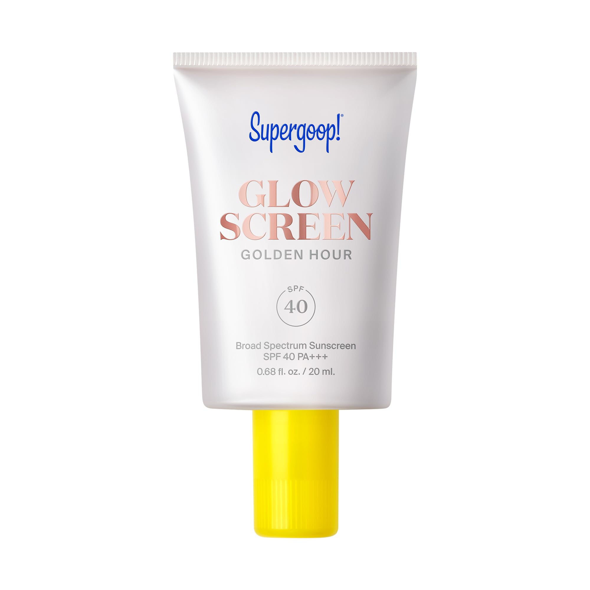 Supergoop! Glowscreen SPF 40, Sunrise (Champagne Glow) - 1.7 fl oz - Glowy Primer + Broad Spectrum Tinted Sunscreen - Helps Filter Blue Light - Hydration - Hyaluronic Acid & Vitamin B5