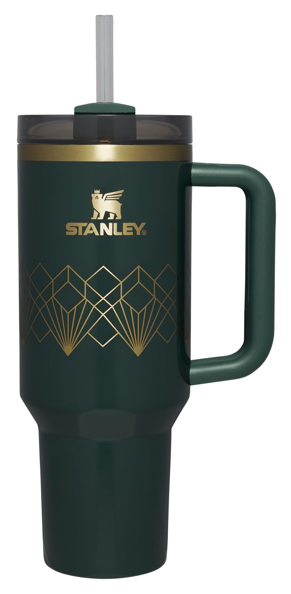 STANLEY Quencher H2.0 Tumbler with Handle and Straw 30 oz | Flowstate 3-Position Lid | Cup Holder Compatible for Travel | Insulated Stainless Steel Cup | BPA-Free | Nectarine