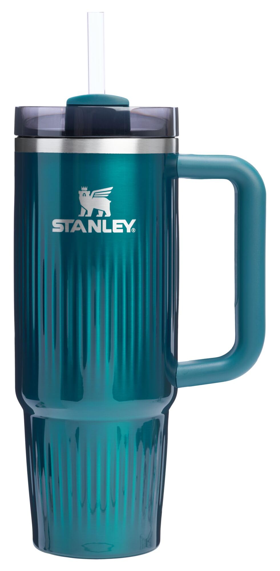 STANLEY Quencher H2.0 Tumbler with Handle and Straw 30 oz | Flowstate 3-Position Lid | Cup Holder Compatible for Travel | Insulated Stainless Steel Cup | BPA-Free | Nectarine