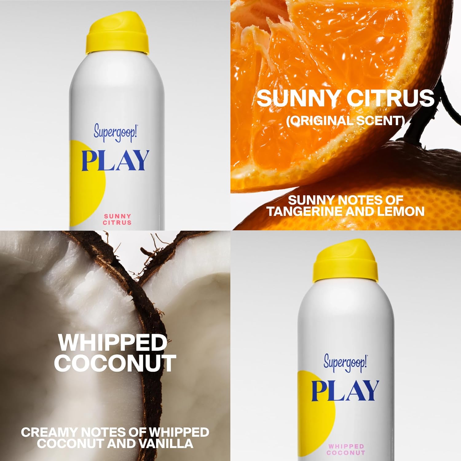 Supergoop! PLAY Antioxidant Body Mist w/Vitamin C - 6 fl oz - SPF 50 PA++++ Broad Spectrum Sunscreen - Body Spray - Great for Active Days