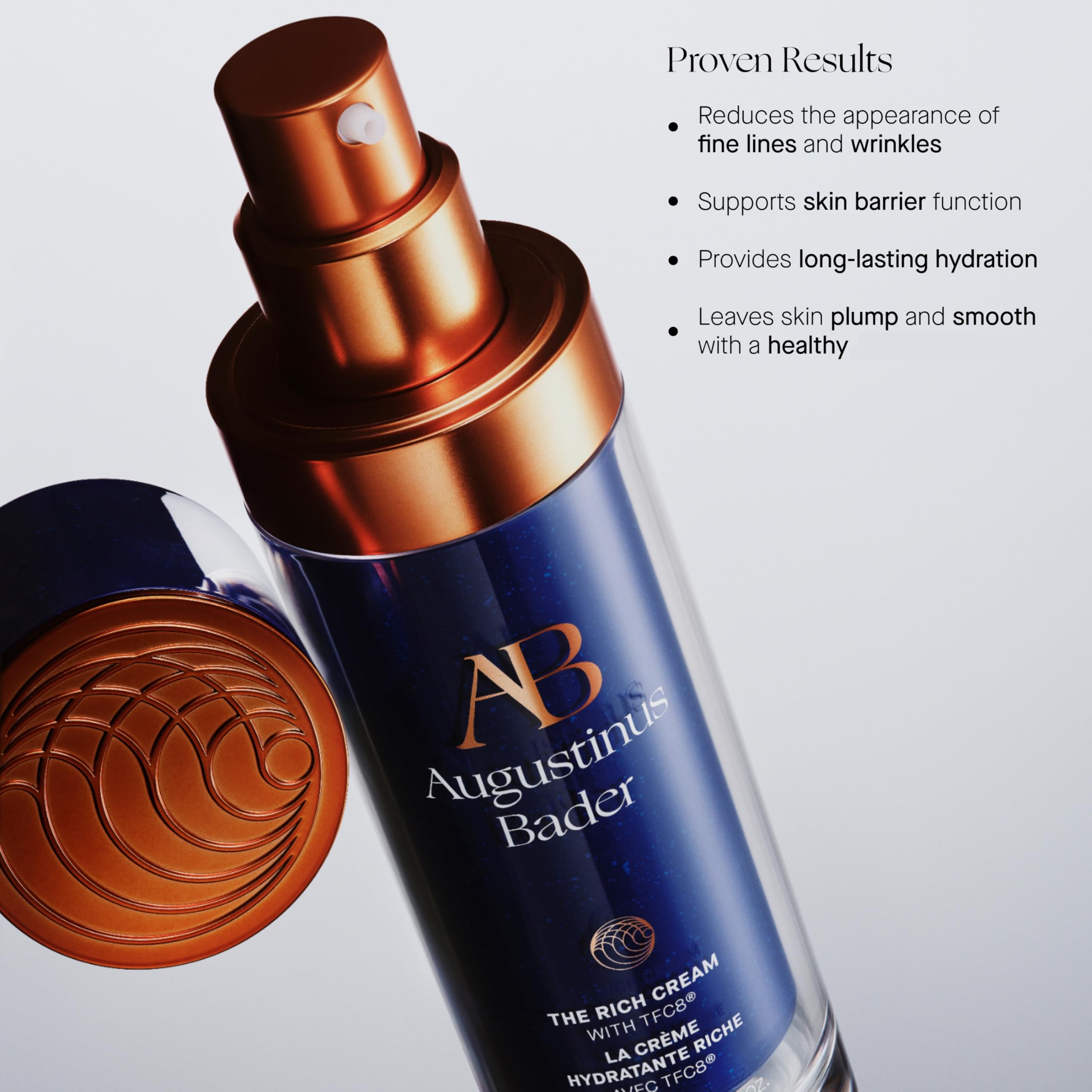 Augustinus Bader The Rich Cream – Luxury Face Cream – Hydrating and Nourishing Face Moisturizer – Facial Moisturizer for Wrinkle Reduction and Cellular Renewal – For Men and Women