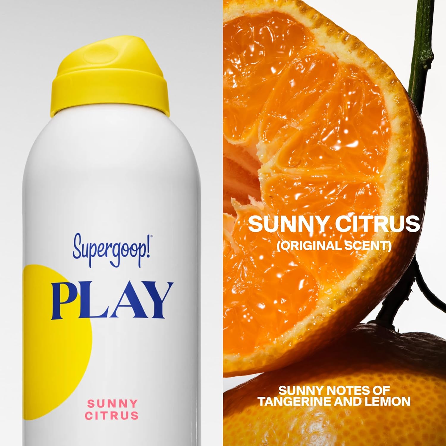 Supergoop! PLAY Antioxidant Body Mist w/Vitamin C - 6 fl oz - SPF 50 PA++++ Broad Spectrum Sunscreen - Body Spray - Great for Active Days