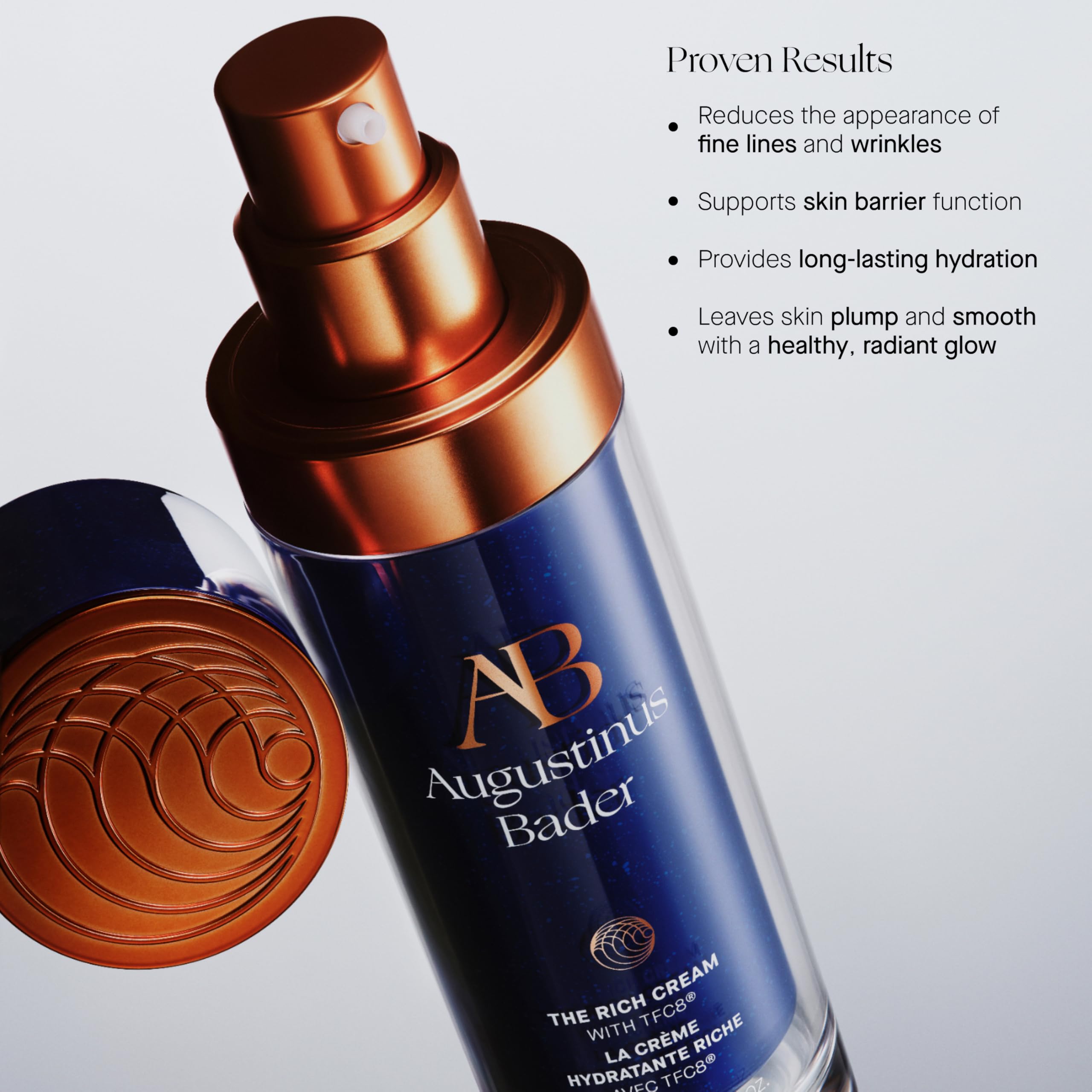 Augustinus Bader The Rich Cream – Luxury Face Cream – Hydrating and Nourishing Face Moisturizer – Facial Moisturizer for Wrinkle Reduction and Cellular Renewal – For Men and Women